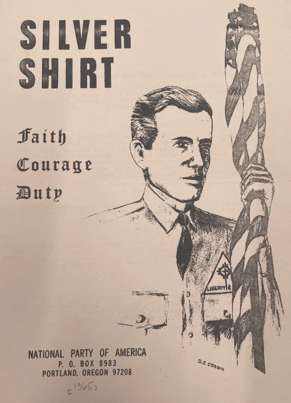 The FBI thought OR GOP chair Walter Huss was involved with the Nazi Party. Today I found some evidence that they might have been right