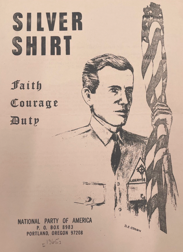 The FBI thought OR GOP chair Walter Huss was involved with the Nazi Party. Today I found some evidence that they might have been right