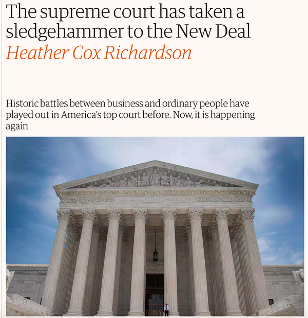 The conservative remaking of the Supreme Court is the culmination of the GOP’s 80-year war against the New Deal