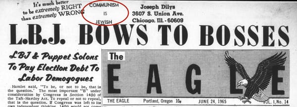 Antisemitism and the Genealogy of American anti-leftism